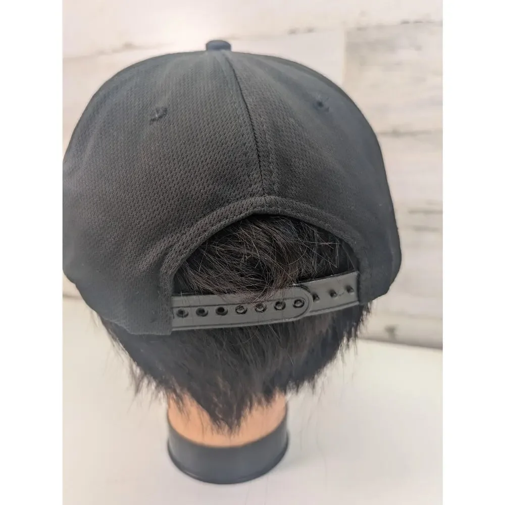 Taco Bell Hat Cap Snap Back Black‎ Mesh Employee Uniform Embroidered Crew Mens